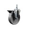 Service Caster 5 Inch Semi Steel 12 MM Threaded Stem Caster with Brake SCC-TS20S514-SSS-PLB-M1215 - alternate 1